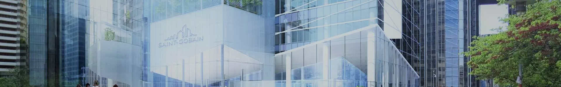 Hochhaus aus Glas Saint-Gobain